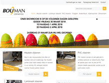 Tablet Screenshot of boumanvloerservice.nl